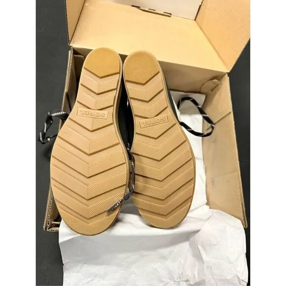 New Sorel Evie II Cozy Black Gum Boots 9 - Picture 5 of 6